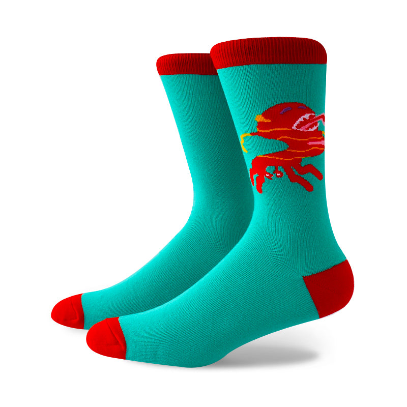 custom casual knit socks