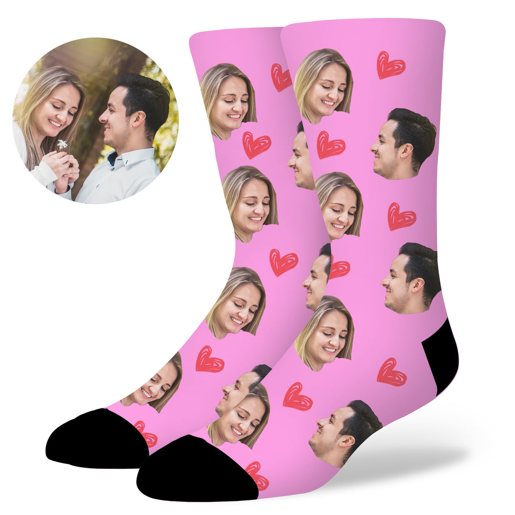 Custom Heart Socks by EverLighten