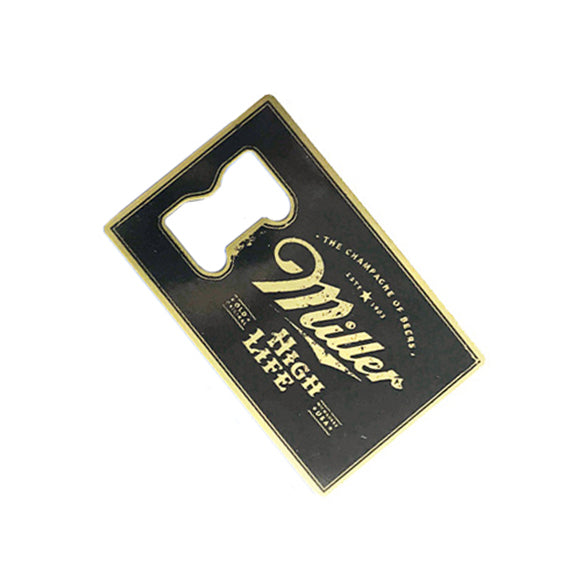 Custom credit bottle opener