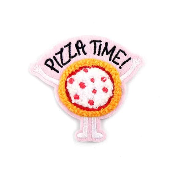 Pizza Patch - Iron On Patches - Chenille Patches