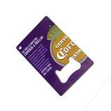 Custom credit bottle opener