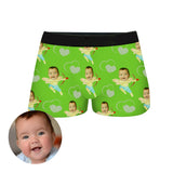 Custom Baby Face Boxer Shorts by EverLighten