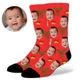 Custom Christmas Face Socks by EverLighten