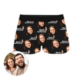Custom Couple Face Boxer Shorts by EverLighten
