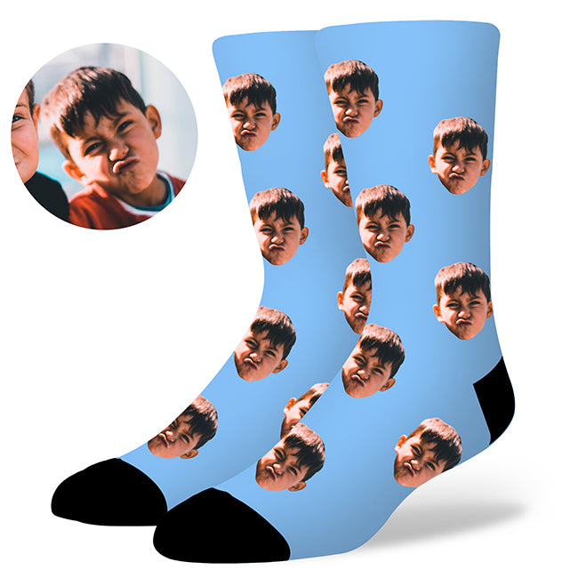 Custom Face Socks by EverLighten