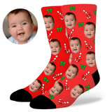 Custom Christmas Face Socks by EverLighten