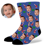 Custom Christmas Face Socks by EverLighten