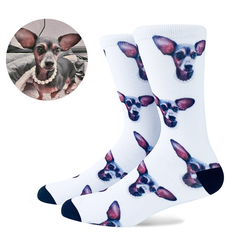 100 % Custom Dog Socks