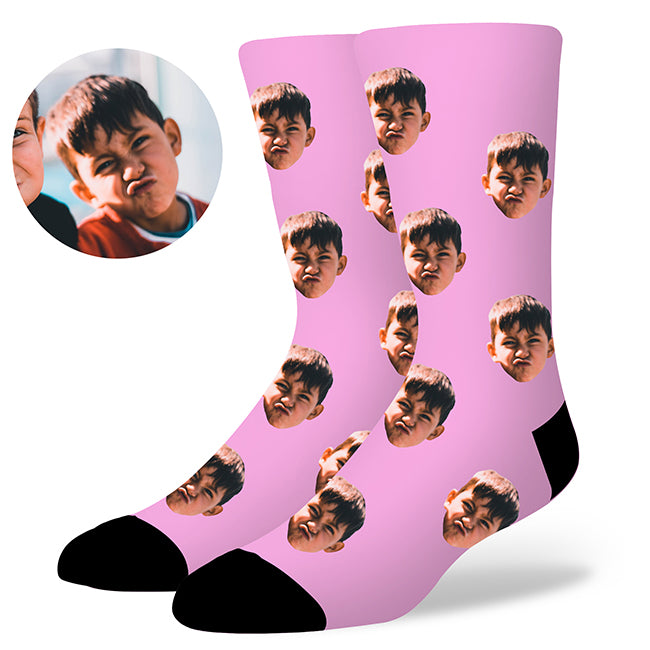 Custom Face Socks by EverLighten