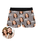 Custom Couple Face Boxer Shorts by EverLighten