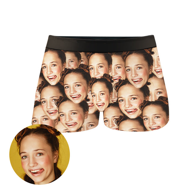 Custom Mesh Face Boxer Shorts by EverLighten