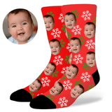 Custom Christmas Face Socks by EverLighten