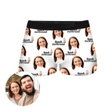 Custom Couple Face Boxer Shorts by EverLighten